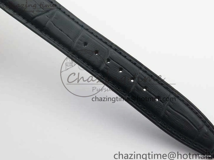 MIROTIME 0208 MoistureWicking Portuguese IW371491 ZF 1:1 Best Edition SS Blue Dial On Leather Strap A79350 (Slim Movement) V 7221